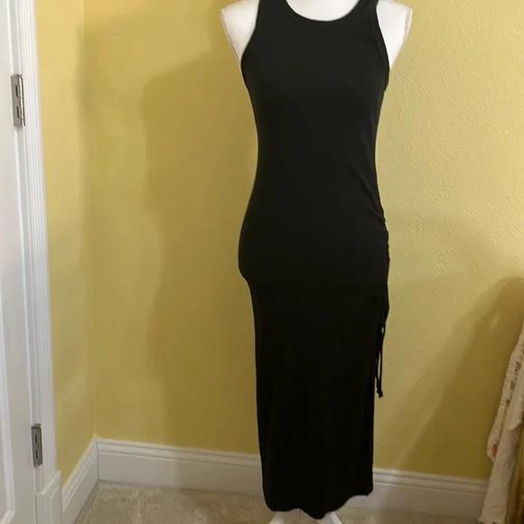 aerie | Dresses | Aerie Sleeveless Black Long Sundress Or Beach Coverup  Size Extra Small | Poshmark